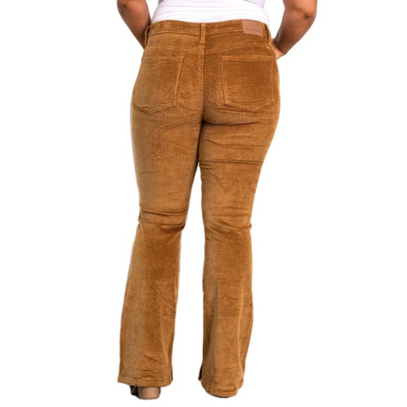 Judy Blue High Rise Camel Corduroy Bootcut Pant Women's 22W Stretch #AR88521 NWT - Picture 5 of 16